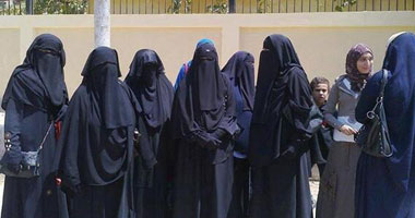 سيدات النور السلفى بالغربية يشاركن فى الانتخابات الرئاسية