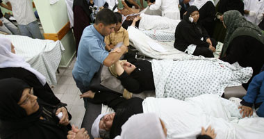 إصابة خمسة فلسطينيين فى انفجارين بغزة