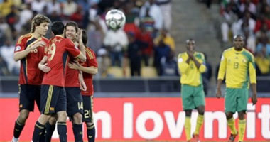 أسبانيا تفوز على جنوب أفريقيا 3/ 2 وتنتزع برونزية القارات