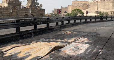 بالصور..حريق جديد أسفل كوبرى السيدة عائشة
