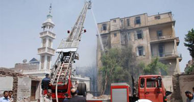 السيطرة على حريق بشقة بالمنصورة نتيجة ماس كهربائى