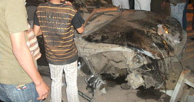 سقوط سيارة أعلى نفق أحمد بدوى بشبرا على 3 سيارات وإصابة قائدها