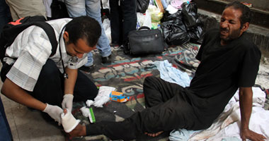 الصحة: 1114 مصابا فى أحداث ميدان التحرير حتى الآن