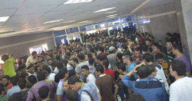 مسيرة لطلاب هندسة المطرية احتجاجا على الضبطية القضائية