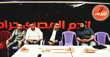 حزب الوسط بكفر الشيخ يوقع وثيقة الدم المصرى حرام 