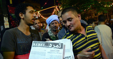 صفحة "تمرد": "الثورة مستمرة" هو الرد الوحيد على خطاب مرسى