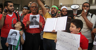 "الأمن" يلقى القبض على أحد متظاهرى التيار الإسلامى أمام سفارة لبنان
