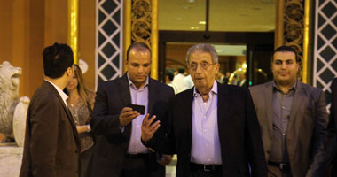 بالصور.. محمد العرابى يغادر اجتماع عمرو موسى.. ويؤكد: بدء تفعيل التحالف رسميا