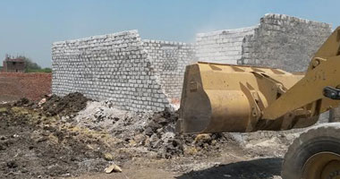 بالصور.. القليوبية تستكمل حربها على التعديات الزراعية 