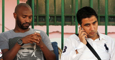 شيكابالا وعبد الخالق وعمارى فى تدريب الزمالك 