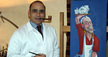 فنان الكاريكاتير عمرو فهمي يكشف كواليس رسم بوستر مهرجان الإسكندرية السينمائي