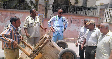 بالصور.. إزالة 319 حالة إشغالات خلال حملة بالغربية