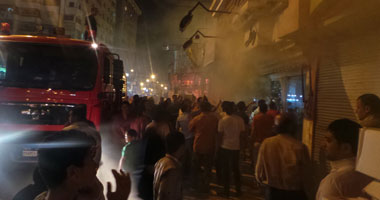 السيطرة على حريق بمخزن موبيليا فى أرض اللواء 