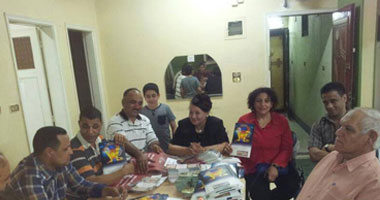 سهرة رمضانية بمكتبة قرية "جرفس" فى الفيوم