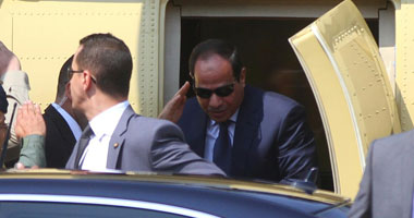 السيسى يصل المحكمة الدستورية وسط تكثيف أمنى