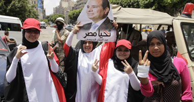 زى علم مصر فى احتفالات تنصيب "السيسى" بالإسكندرية