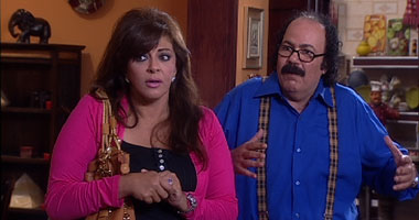 بالصور.. طلعت زكريا مع هالة صدقى فى "جوز ماما"