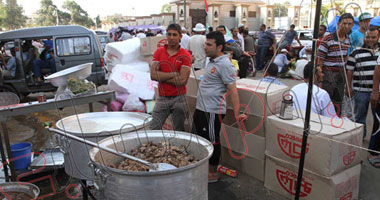 طوارئ فى "مطبخ رابعة" أثناء طهى "لحمة الإفطار"