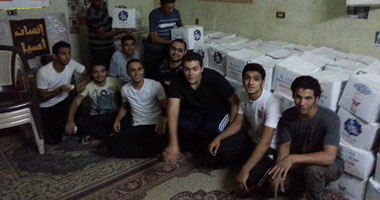 بالصور.. شباب صناع الحياة ببنى سويف يوزعون 12 ألف وجبة و1000 شنطة