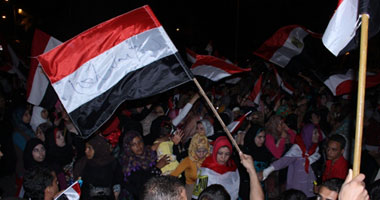  الآلاف يجوبون شوارع فوة اعتراضاً على خطاب الرئيس