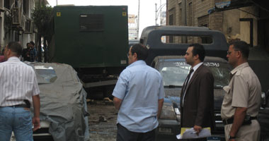 معاينة النيابة تثبت إصابة 4 ضباط ومصرع إرهابى فى حادث خلية جسر السويس