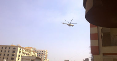 بالصور.. طائرات عسكرية تحلق فى سماء المنوفية