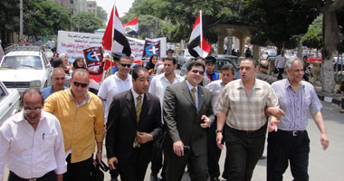 أربع مسيرات غدا لدعم القوات المسلحة فى حربها ضد الإرهاب بالإسماعيلية