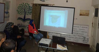 بالصور.. سينيمار عن الحضارة الإسلامية بالأندلس بمكتبة يسرى سلامة بقلين