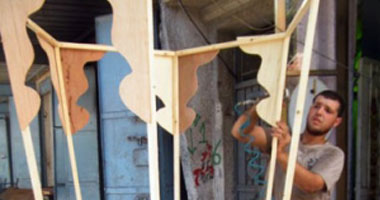 أضخم فانوس رمضانى يصنعه فلسطينى فى غزة