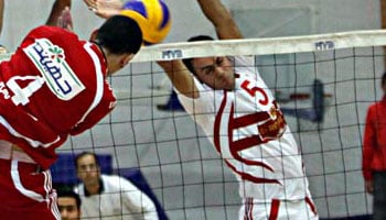  الزمالك يهزم السويس 3 /0  فى ختام تمهيدى دورى الطائرة 