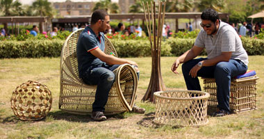من "جريد النخل" "مازن" عمل خشبا مصريا 100% بأجود خامة وبأقل تكلفة