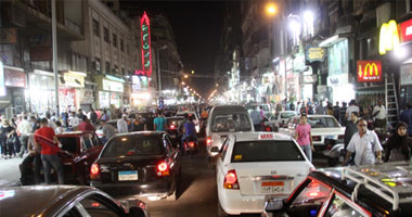 أجواء الاحتفال بعيد الأضحى تصيب "وسط البلد" بشلل مرورى
