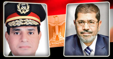 مرسى يستقبل وزير الدفاع فى إطار متابعة العملية الأمنية بسيناء
