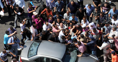 إصابة 9 من جنود الأمن المركزى فى اشتباكات مع المتظاهرين بالشرقية
