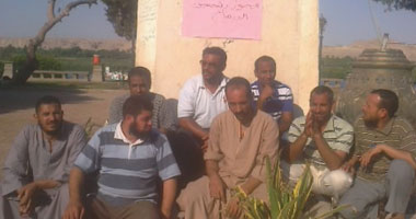 اعتصام مفتوح للمؤقتين بالتربية والتعليم بالمنيا للمطالبة بالتثبيت