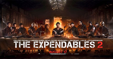 سيمون ويست يصدر بوستر جديد لـ"TheExpendables 2"
