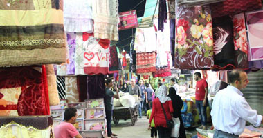 ركود فى أسواق الازهر بسبب ارتفاع درجات الحرارة اليوم