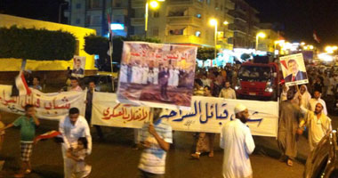 مسيرة للإخوان فى ليلة عيد الفطر بمطروح