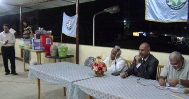 مؤتمر انتخابى "للحرية والعدالة" بالفيوم   