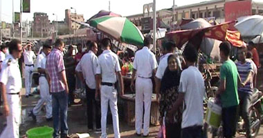 رفع 330 حالة إشغال طريق فى حملة لشرطة التعمير