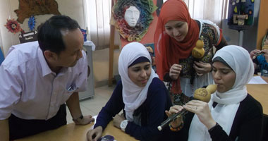 الثقافى الصينى يقيم معرضًا لتعليم اللغة الصينية بمكتبة المعادى