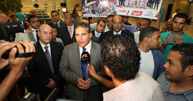أبو زيد: إنجاز منتخب السلة أسعد المصريين 