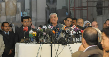 بالصور حواس يعلن أسباب وفاة توت غنخ أمون