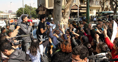 تجدد مظاهرات الأقباط أمام ماسبيرو