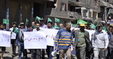  مسيرة لشباب الوفد فى إمبابة للتعبير عن الوحدة الوطنية