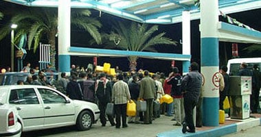 تصاعد أزمة البنزين بالغربية ونقص حاد فى المحطات