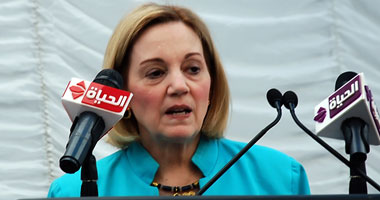 السفيرة الأمريكية تصطحب نائب بالكونجرس إلى الإسكندرية