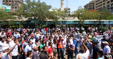 متظاهرو مسيرة مصطفى محمود يهتفون "الإعدام للنائب العام"