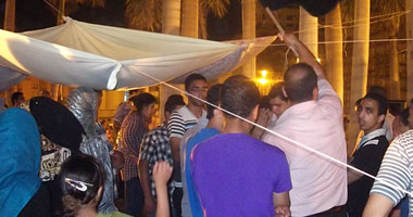 استمرار الاعتصام بدمنهور لتحقيق أهداف الثورة 