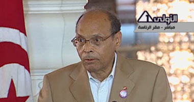 المرزوقى: سنواجه التيار السلفى المسلح ونفتح باب الحوار مع المعتدلين 